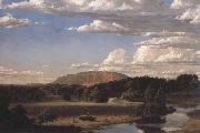 Frederic Edwin Church West Rock,new Haven Spain oil painting artist